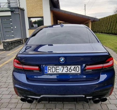 BMW Seria 5 cena 165000 przebieg: 140000, rok produkcji 2017 z Krzeszowice małe 781